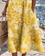 Vestido holgado estampado