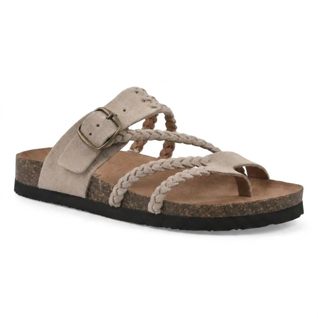 Sandalias trenzadas de corcho Hayleigh — Tus pies llamaron. Quieren estas sandalias.