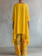 Giselle |Conjunto floral fluido asimétrico