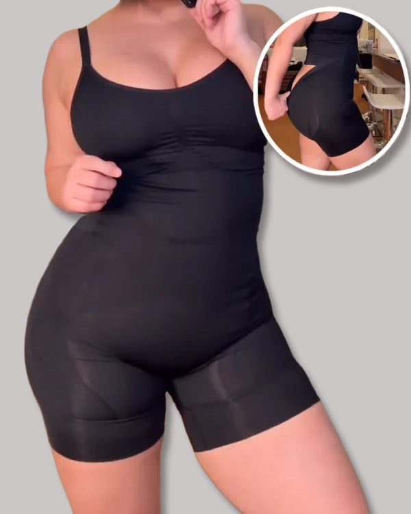 Faja moldeadora de una pieza que levanta glúteos y controla el abdomen