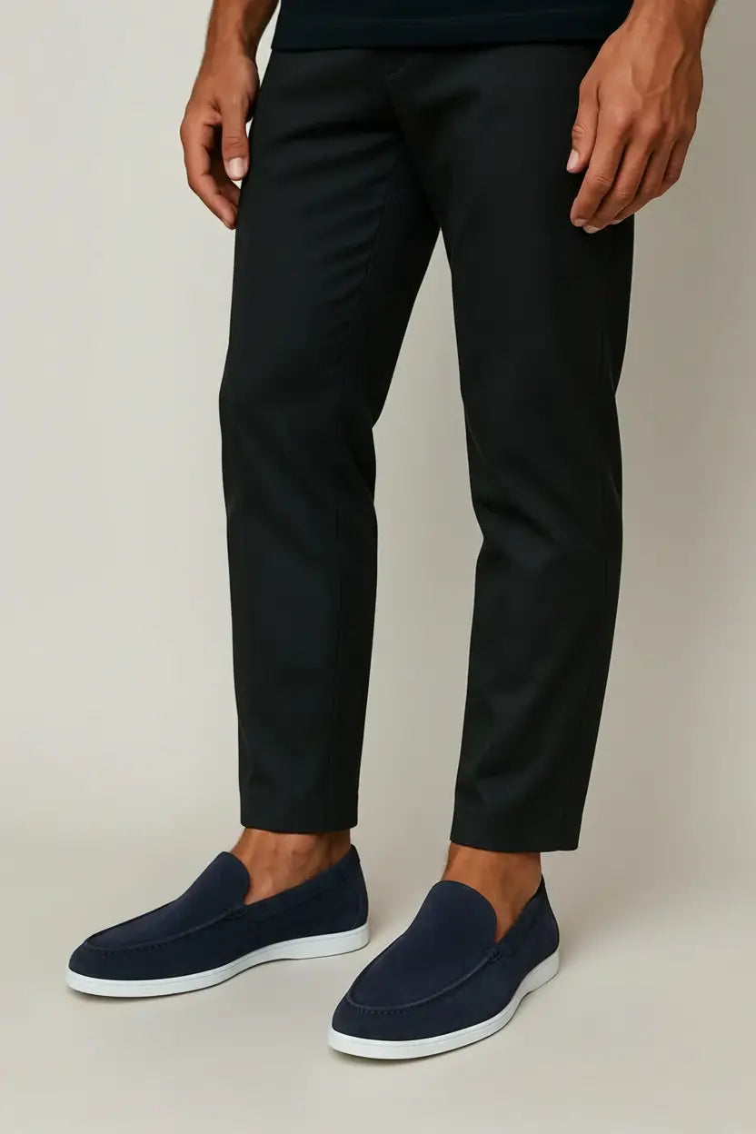 Mocasines de ante atemporales para la elegancia diaria