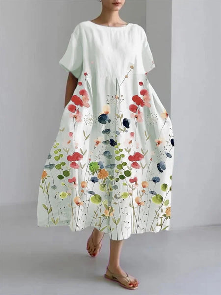 Vestido de verano floral de Valeno