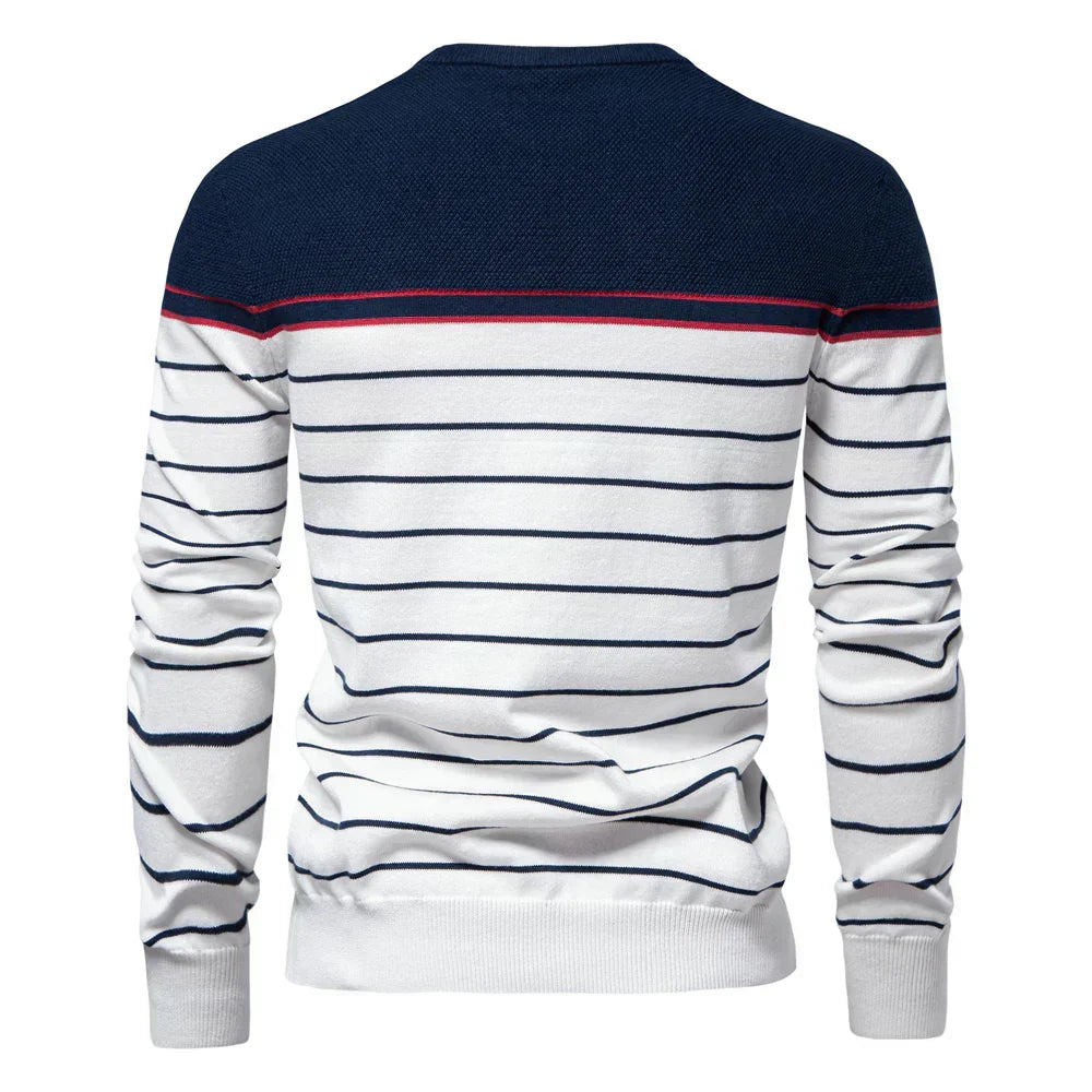 Carsten – Suéter para hombre con diseño de rayas