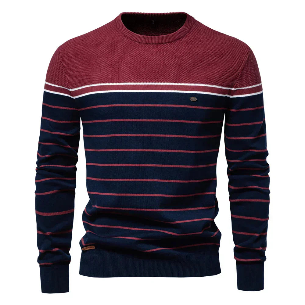 Carsten – Suéter para hombre con diseño de rayas