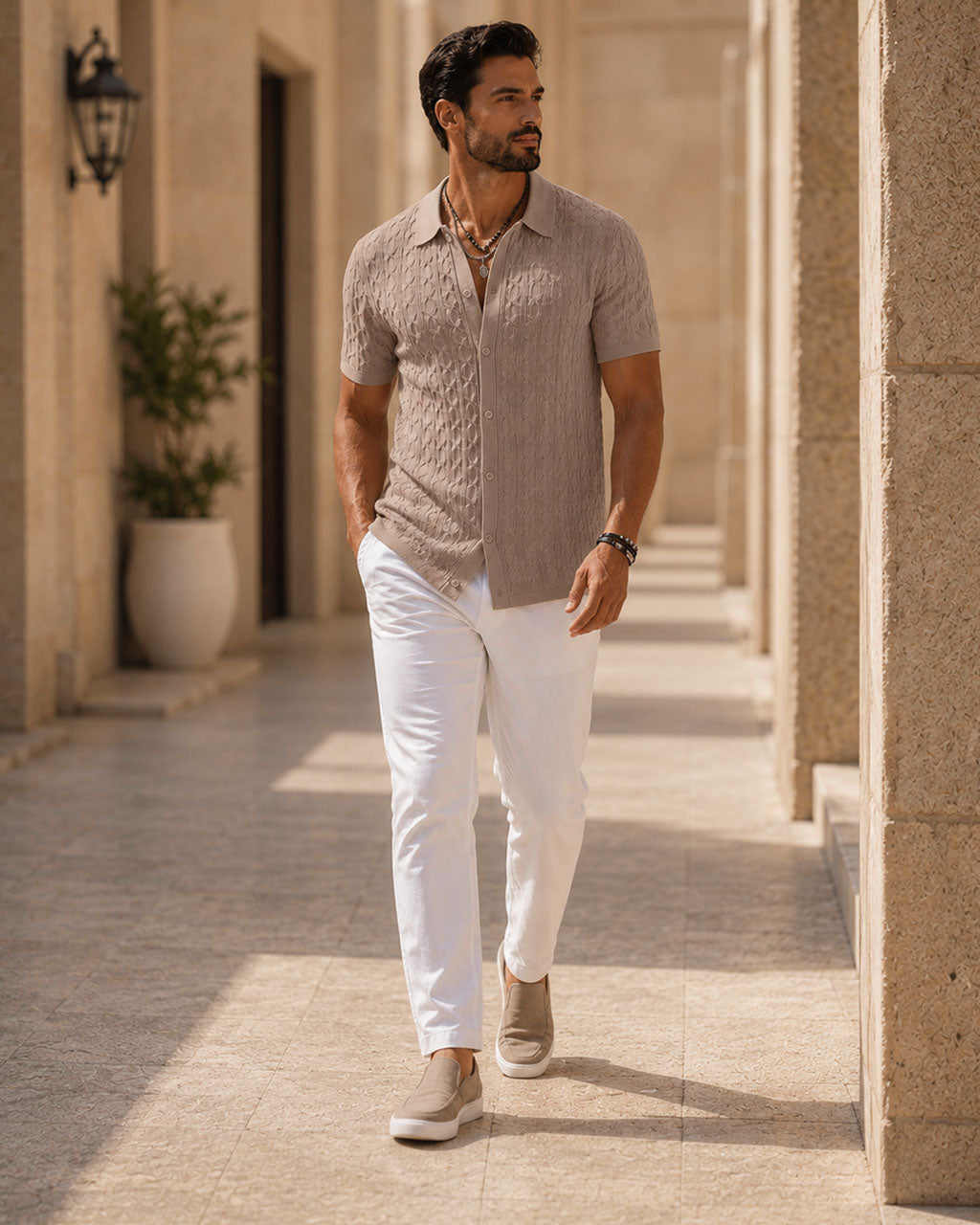 Polo de punto Capri - Punto ultrasuave, comodidad clásica