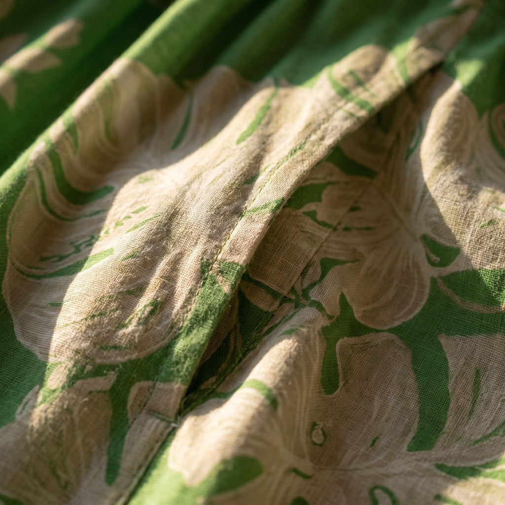 Mono Palma · Estampado tropical