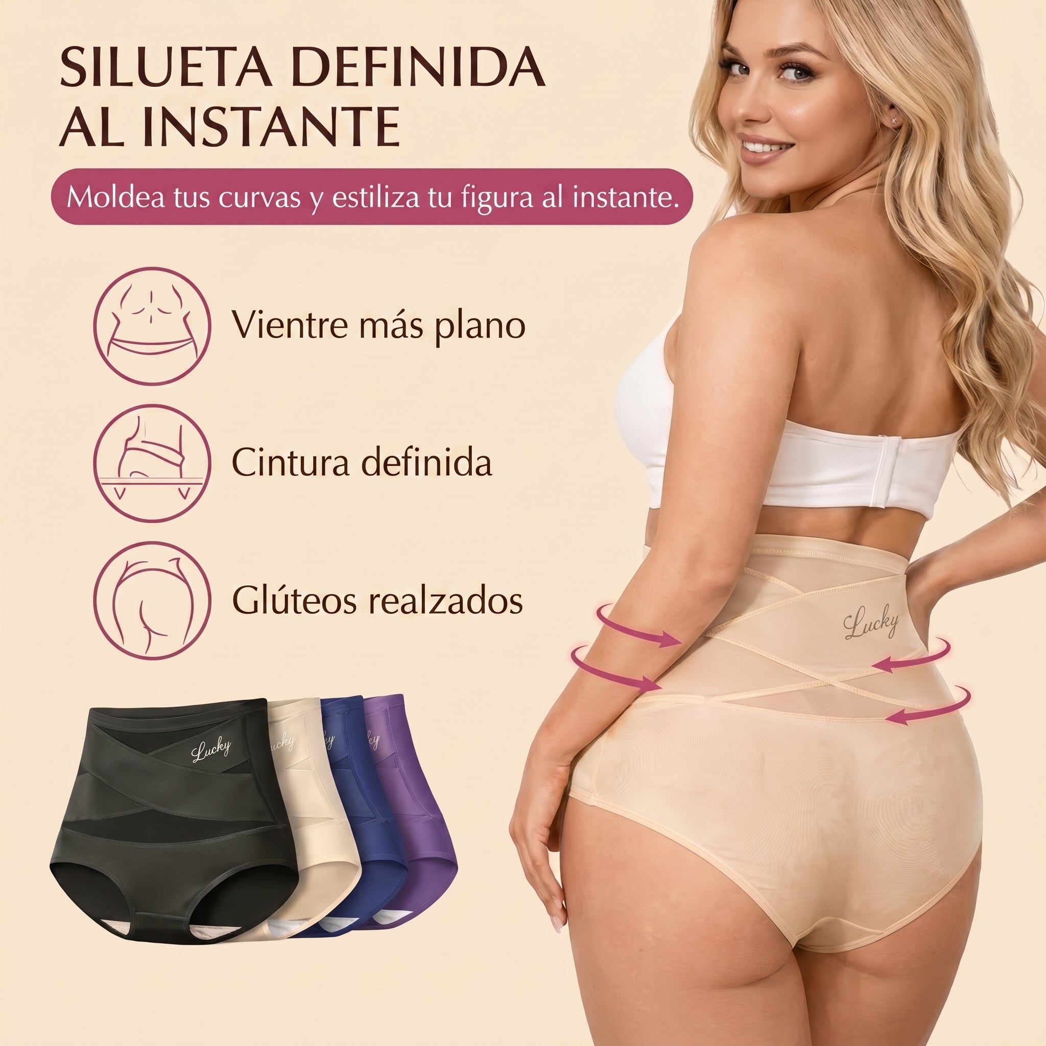 Braguita Moldeadora Talle Alto – Vientre Plano sin Esfuerzo