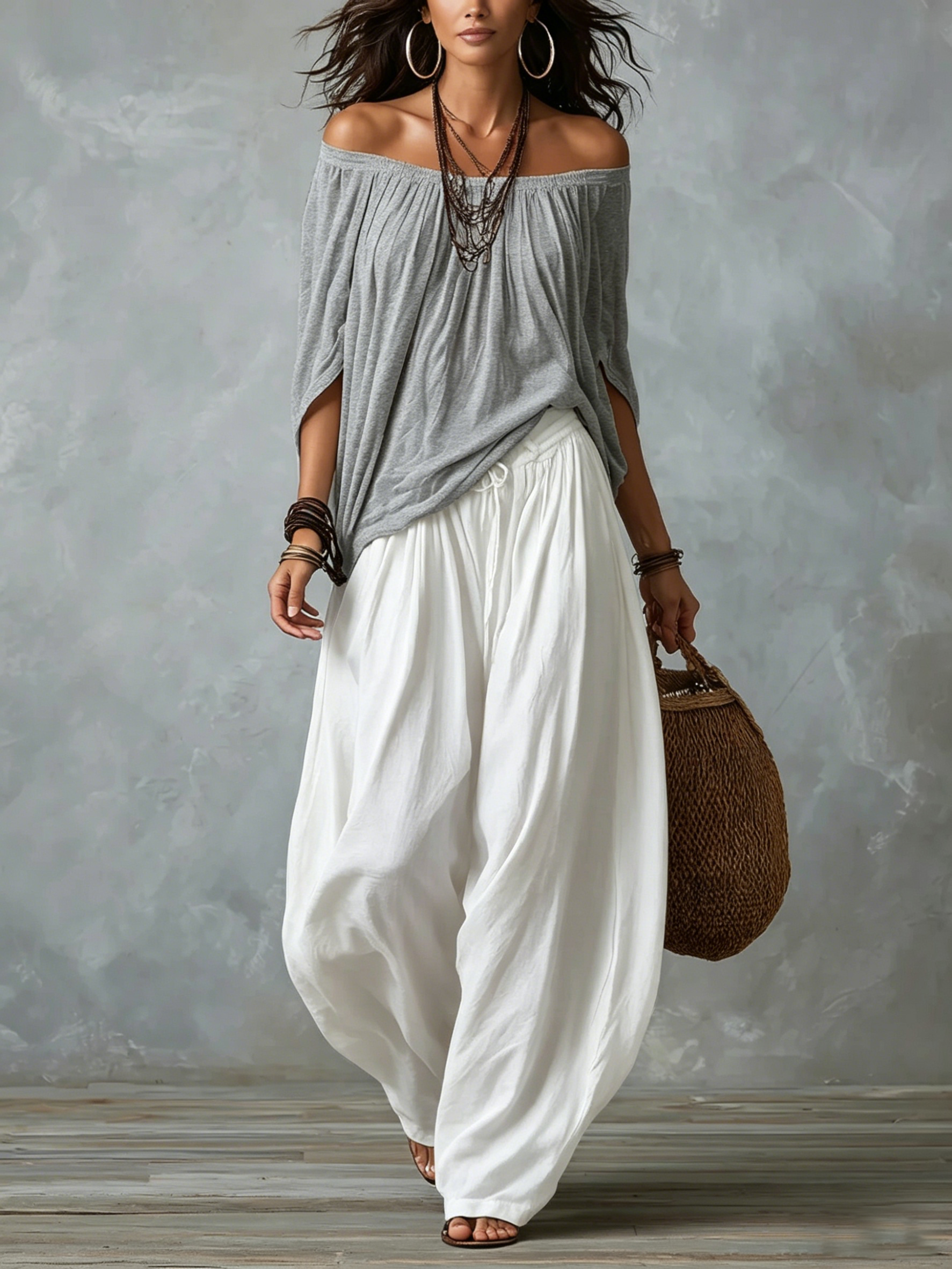 Isabella | Conjunto completo de estilo bohemio fluido