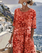 Vestido holgado estampado