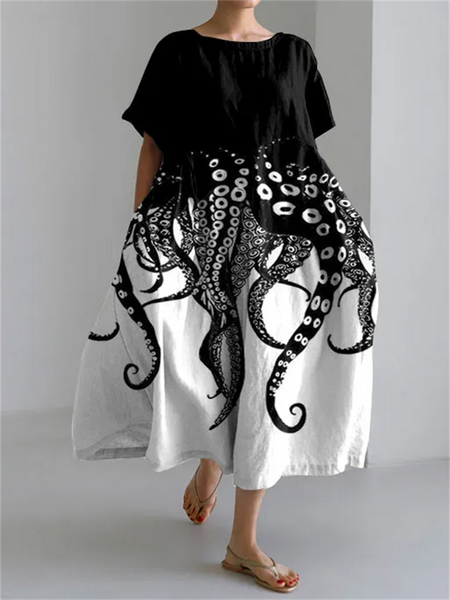 Vestido de verano floral de Valeno