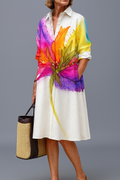 Vestido midi de seda Bridget: Elegancia atemporal para una gracia sin esfuerzo