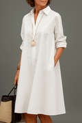 Sarah - Vestido midi de seda lujoso para una elegancia sin esfuerzo