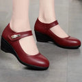 Carmen | Zapatos de tacón en piel suave con suela antideslizante y flexible