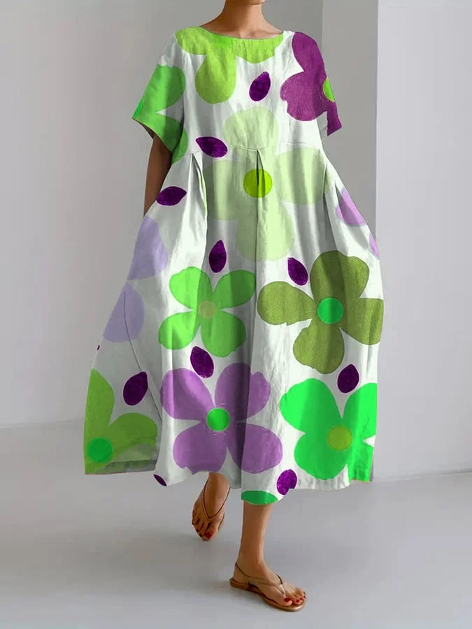 Vestido de verano floral de Valeno