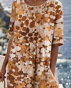 Vestido holgado estampado
