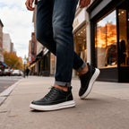 Roberto | Zapatillas de cuero sintético