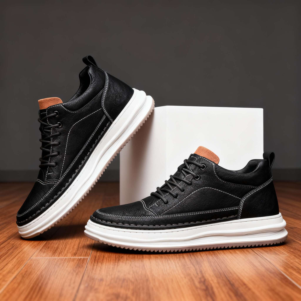 Roberto | Zapatillas de cuero sintético
