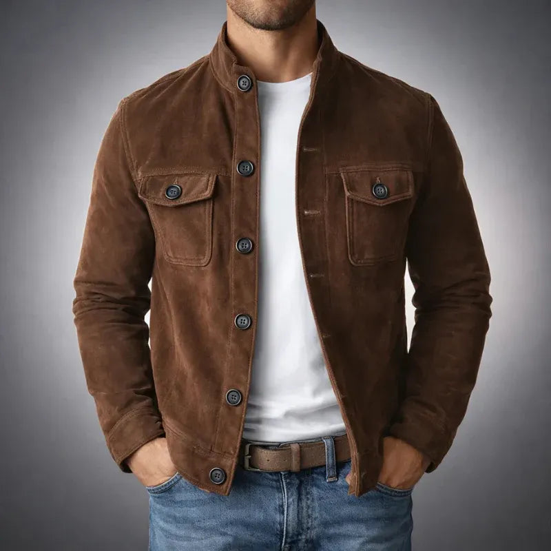 Mateo™ | Chaqueta con efecto ante