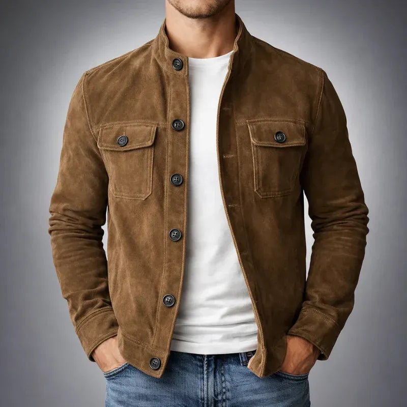 Mateo™ | Chaqueta con efecto ante