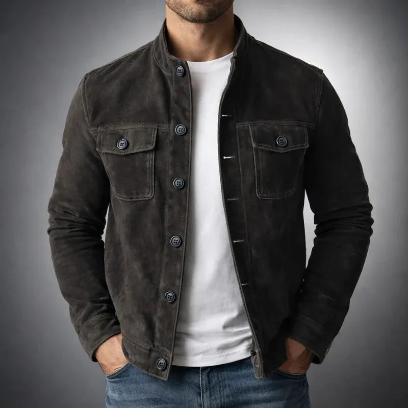 Mateo™ | Chaqueta con efecto ante