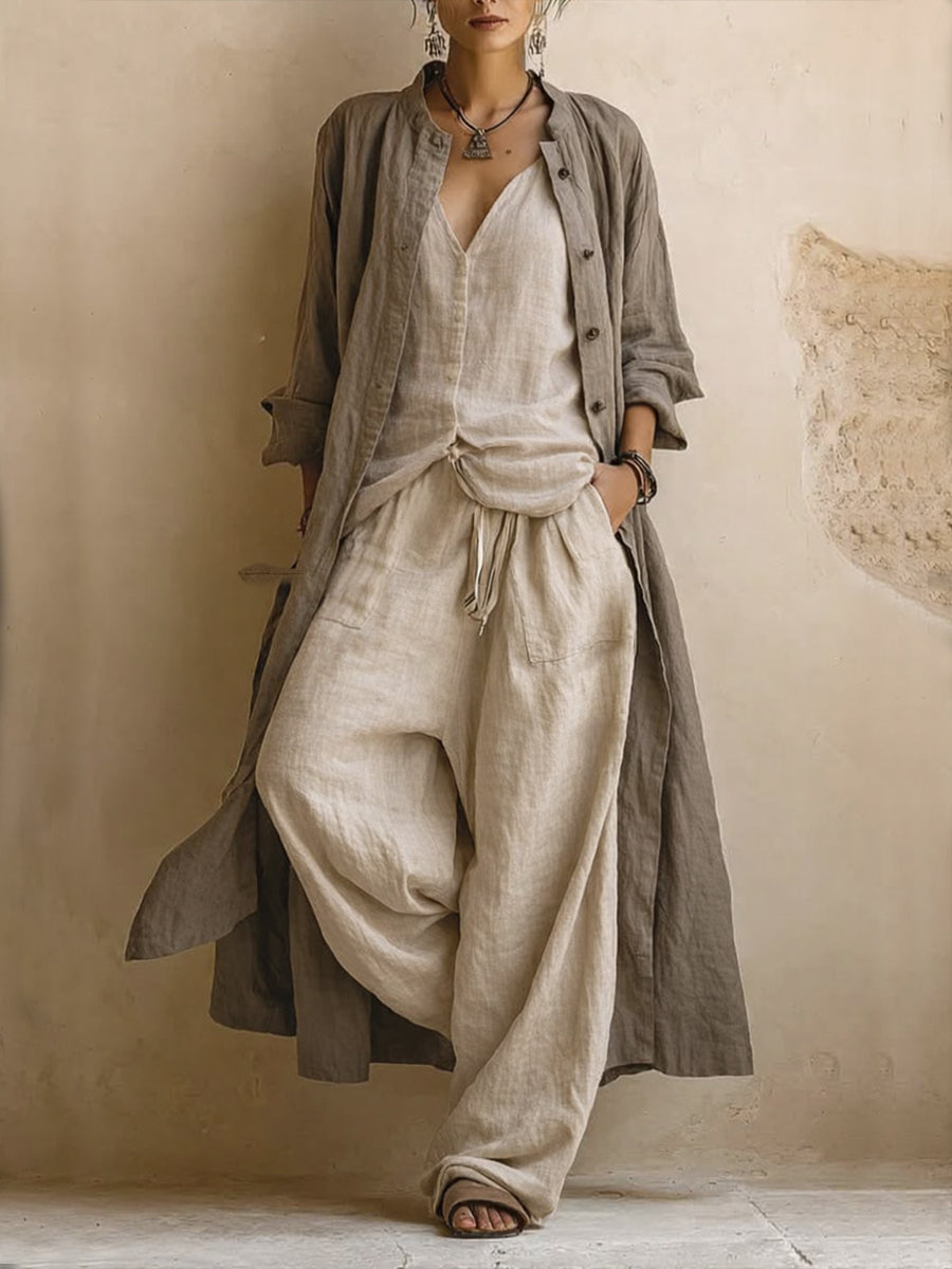 Valentina | Soft Suit with Overcoat