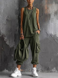 Valentina | Conjunto casual suave con bolsillos