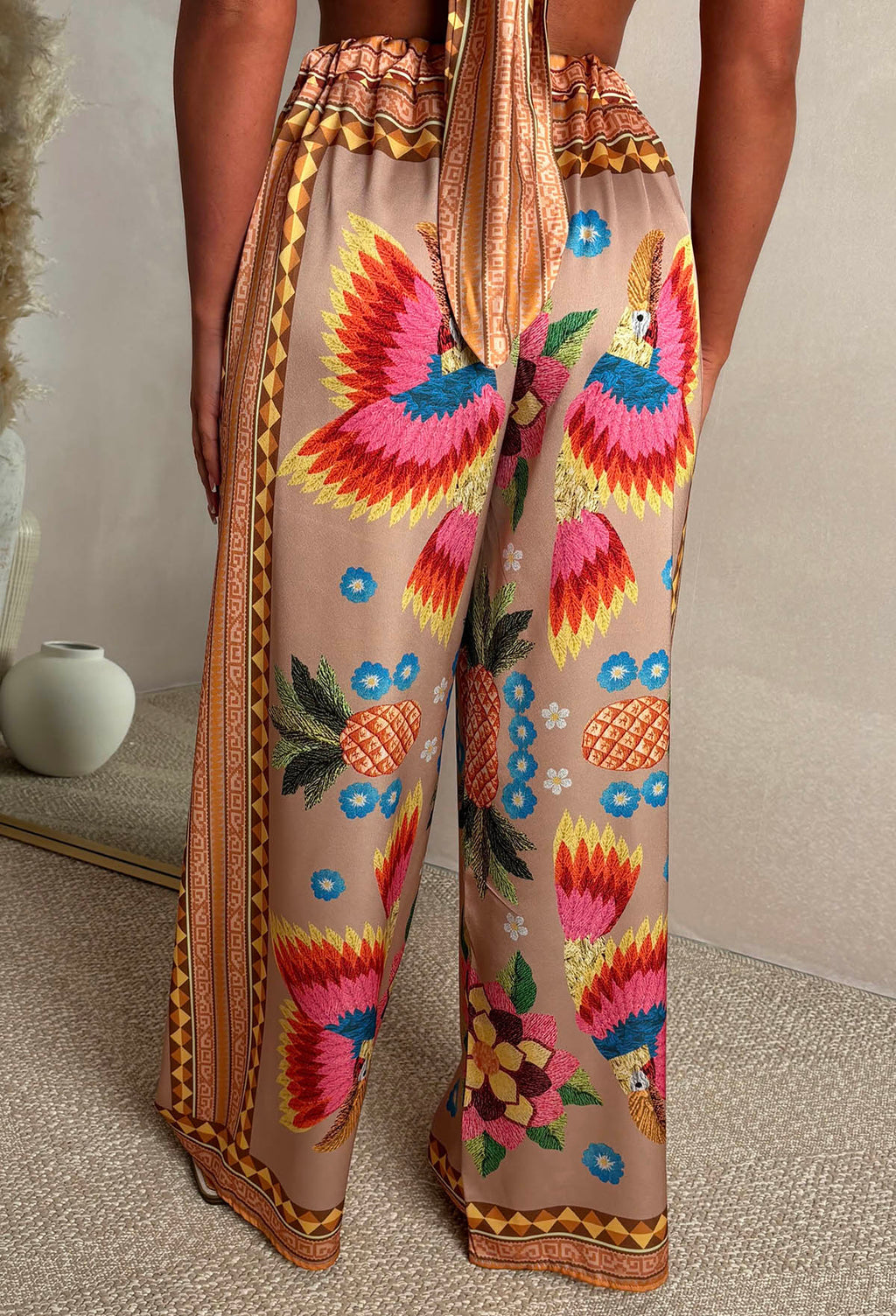 Victoria | Conjunto de Top y Pantalon de Satén